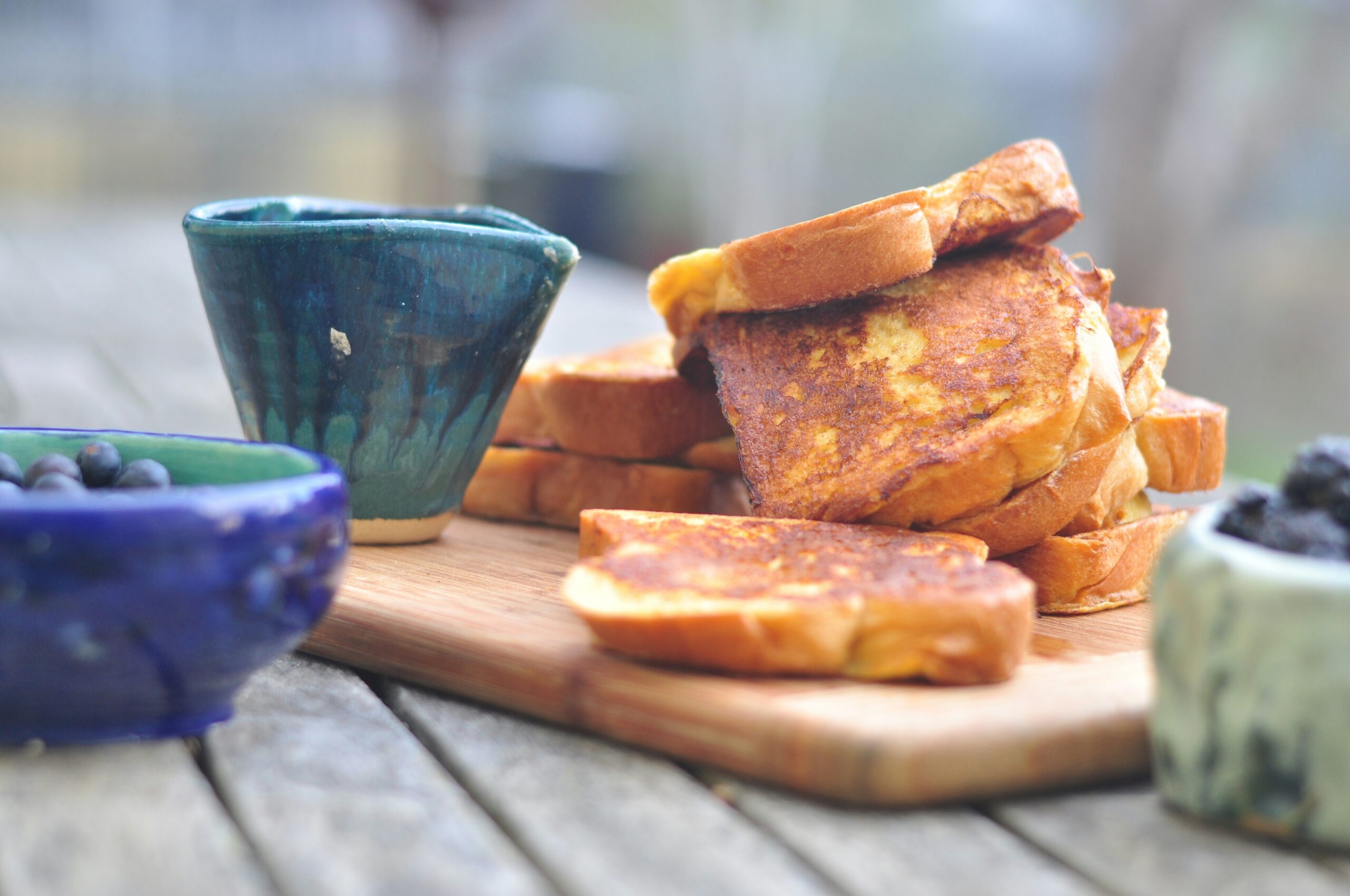 French Toast with Raspberry Coulis